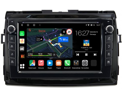 Toyota Estima 3, Previa 3 (2006-2019) Canbox M-Line 7821-9-199 на Android 10 (4G-SIM, 2/32, DSP, IPS) С крутилками (глянец)