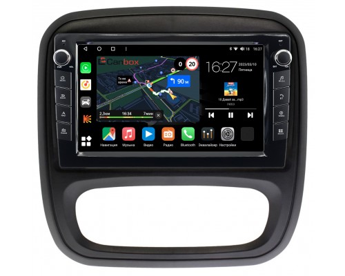 Renault Trafic III (2014-2021) Canbox M-Line 7821-9-RE053N на Android 10 (4G-SIM, 2/32, DSP, IPS) С крутилками