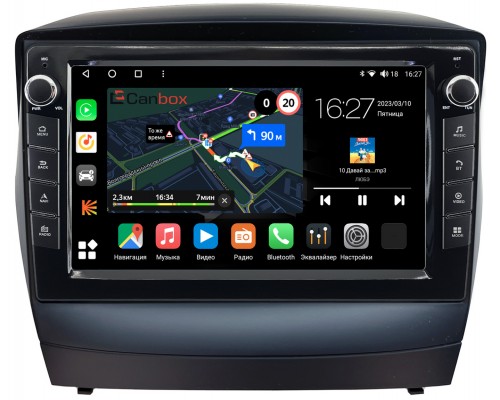 Hyundai ix35, Tucson II 2011-2015 (для авто без камеры) Canbox M-Line 7821-9088 на Android 10 (4G-SIM, 2/32, DSP, IPS) С крутилками
