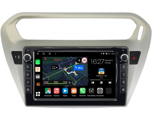 Peugeot 301 (2012-2022) Canbox M-Line 7821-9118 Android 10 (4G-SIM, 2/32, DSP, IPS) С крутилками