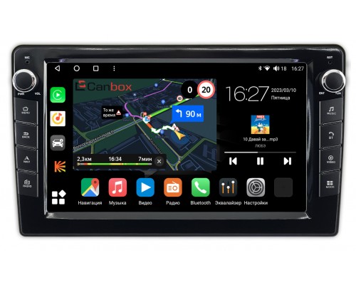 Toyota LC Prado 90 1996-2002 (левый руль) Canbox M-Line 7821-9327 на Android 10 (4G-SIM, 2/32, DSP, IPS) С крутилками