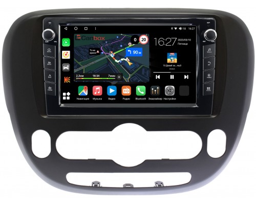 Kia Soul II 2013-2019 (с климат-контролем) Canbox M-Line 7821-9390 на Android 10 (4G-SIM, 2/32, DSP, IPS) С крутилками