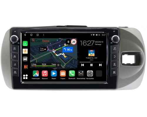 Toyota Vitz III (XP130) 2014-2019 Canbox M-Line 7821-9432 на Android 10 (4G-SIM, 2/32, DSP, IPS) С крутилками