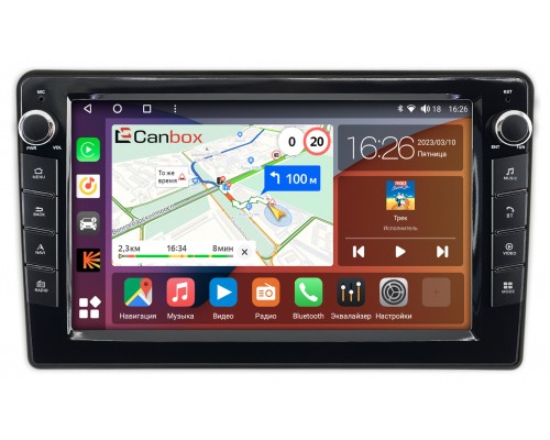 Mazda Tribute (2000-2007) Canbox H-Line 7822-9-072 на Android 10 (4G-SIM, 3/32, DSP, IPS) С крутилками