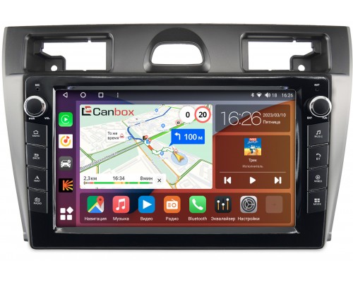 Ford Fiesta (Mk5) (2002-2008) Canbox H-Line 7822-9-1264 на Android 10 (4G-SIM, 3/32, DSP, IPS) С крутилками