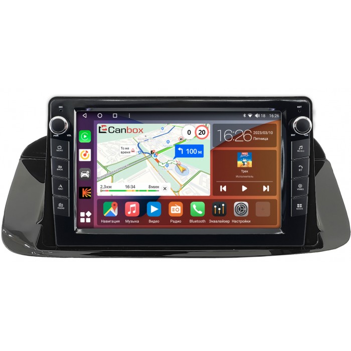 Штатная магнитола Honda Accord 8 (2007-2015) Canbox H-Line 7822-9-1359 на Android 10 (4G-SIM, 3/32, DSP, IPS) С крутилками