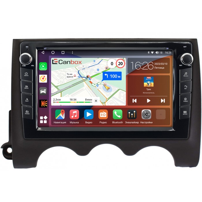 Штатная магнитола Mitsubishi Pajero Mini II 2008-2012 Canbox H-Line 7822-9-1737 на Android 10 (4G-SIM, 3/32, DSP, IPS) С крутилками