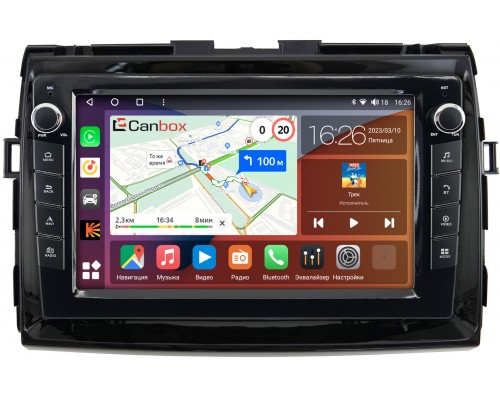 Toyota Estima 3, Previa 3 (2006-2019) Canbox H-Line 7822-9-199 на Android 10 (4G-SIM, 3/32, DSP, IPS) С крутилками (глянец)