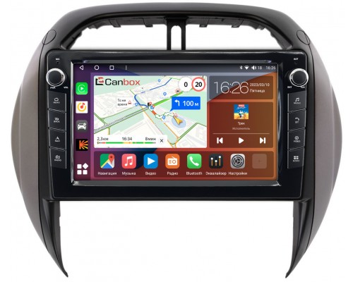 Toyota RAV4 (XA20) 2003-2006 Canbox H-Line 7822-9-508 на Android 10 (4G-SIM, 3/32, DSP, IPS) С крутилками