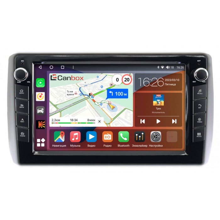 Штатная магнитола Toyota Ist II (2007-2016) Canbox H-Line 7822-9-666 на Android 10 (4G-SIM, 3/32, DSP, IPS) С крутилками