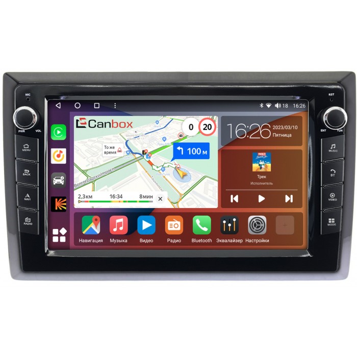 Штатная магнитола Volkswagen Beetle (2011-2019) Canbox H-Line 7822-9-969 на Android 10 (4G-SIM, 3/32, DSP, IPS) С крутилками