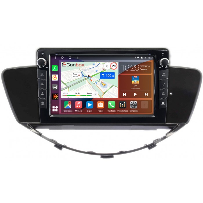 Штатная магнитола Subaru Tribeca (2004-2014) Canbox H-Line 7822-9-SUBTRIB на Android 10 (4G-SIM, 3/32, DSP, IPS) С крутилками