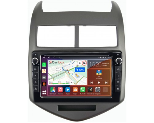 Chevrolet Aveo 2 (2011-2020) Canbox H-Line 7822-9009 на Android 10 (4G-SIM, 3/32, DSP, IPS) С крутилками
