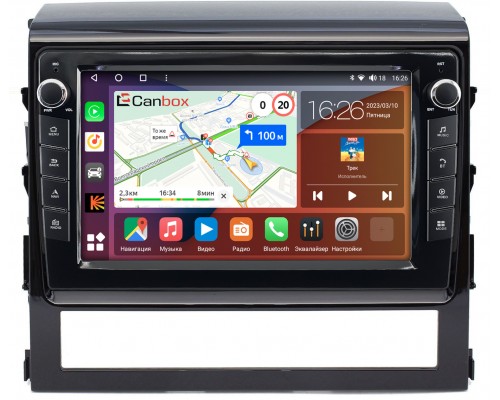 Toyota Land Cruiser 200 2015-2021 Canbox H-Line 7822-9047 на Android 10 (4G-SIM, 3/32, DSP, IPS) С крутилками