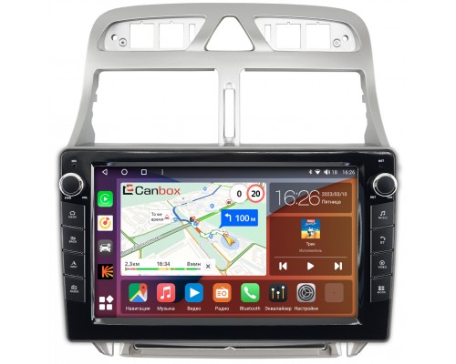 Peugeot 307 (2001-2008) (тип 2) Canbox H-Line 7822-9188 Android 10 (4G-SIM, 3/32, DSP, IPS) С крутилками