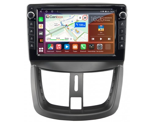 Peugeot 207 (2006-2015) Canbox H-Line 7822-9203 на Android 10 (4G-SIM, 3/32, DSP, IPS) С крутилками