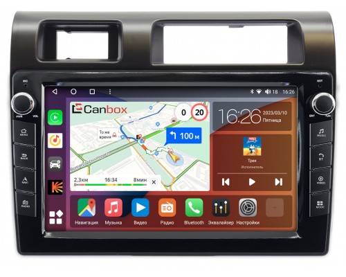Toyota Land Cruiser 70 2007-2021 Canbox H-Line 7822-9286 на Android 10 (4G-SIM, 3/32, DSP, IPS) С крутилками