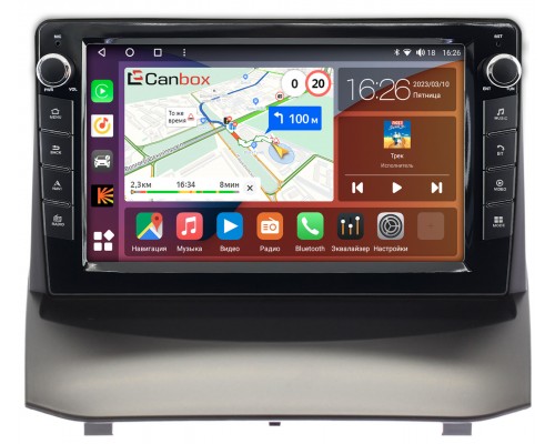 Ford Fiesta (Mk6) (2008-2019) Canbox H-Line 7822-9297 на Android 10 (4G-SIM, 3/32, DSP, IPS) С крутилками