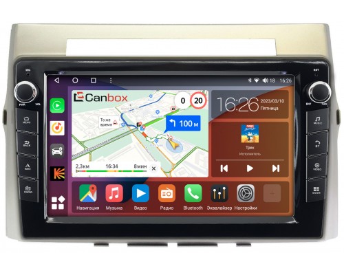 Toyota Corolla Verso (2004-2009) Canbox H-Line 7822-9325 на Android 10 (4G-SIM, 3/32, DSP, IPS) С крутилками