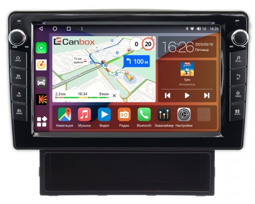 Nissan AD 3 (2006-2022) Canbox H-Line 7822-9384 на Android 10 (4G-SIM, 3/32, DSP, IPS) С крутилками