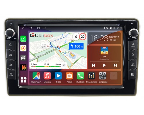 Toyota Sienta (2003-2019) Canbox H-Line 7822-9428 на Android 10 (4G-SIM, 3/32, DSP, IPS) С крутилками