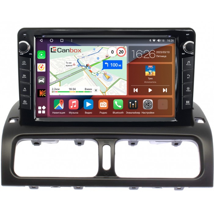 Штатная магнитола Lexus IS 1999-2005 Canbox H-Line 7822-9479 на Android 10 (4G-SIM, 3/32, DSP, IPS) С крутилками