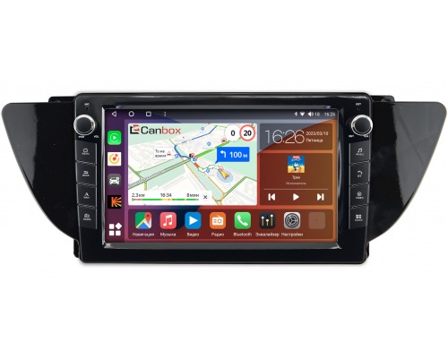 Geely Atlas, GS (2016-2022) (глянец) Canbox H-Line 7823-9-1016 на Android 10 (4G-SIM, 4/64, DSP, IPS) С крутилками