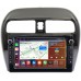 Штатная магнитола Mitsubishi Mirage VI (2012-2022) Canbox H-Line 7823-9-129 на Android 10 (4G-SIM, 4/64, DSP, IPS) С крутилками