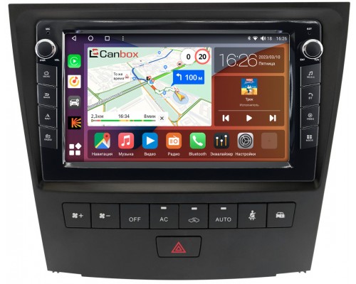 Lexus GS 3 (2004-2011) Canbox H-Line 7823-9-1366 Android 10 (4G-SIM, 4/64, DSP, IPS) С крутилками