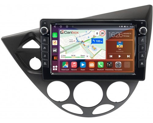 Ford Focus (1998-2005) Canbox H-Line 7823-9-1716 на Android 10 (4G-SIM, 4/64, DSP, IPS) С крутилками