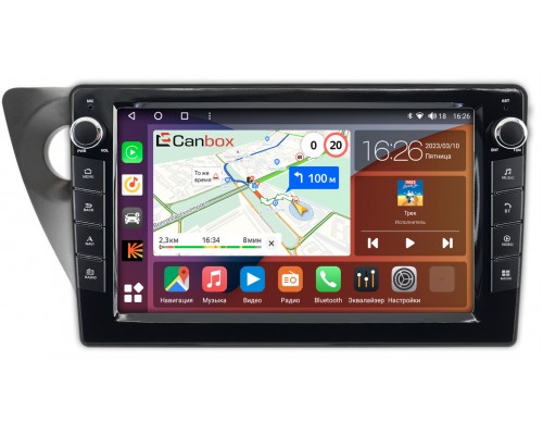 Honda Integra IV (2001-2006) Canbox H-Line 7823-9-HO203N на Android 10 (4G-SIM, 4/64, DSP, IPS) С крутилками