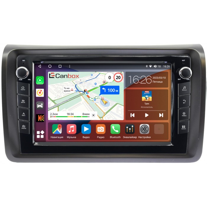 Штатная магнитола Nissan NV350 2012-2017 Canbox H-Line 7823-9-NI104N на Android 10 (4G-SIM, 4/64, DSP, IPS) С крутилками