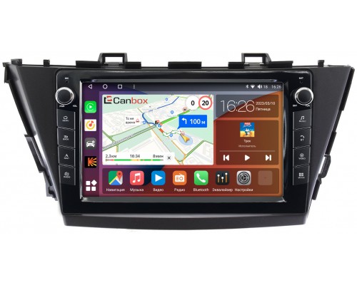 Toyota Prius Alpha 2011-2014 (правый руль) Canbox H-Line 7823-9-TO296N на Android 10 (4G-SIM, 4/64, DSP, IPS) С крутилками