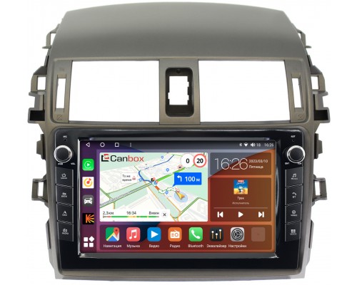 Toyota Corolla 10 (2006-2013) Canbox H-Line 7823-9061 на Android 10 (4G-SIM, 4/64, DSP, IPS) С крутилками