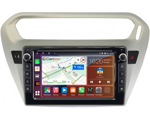 Peugeot 301 (2012-2022) Canbox H-Line 7823-9118 Android 10 (4G-SIM, 4/64, DSP, IPS) С крутилками