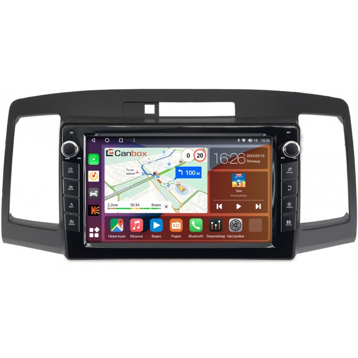 Штатная магнитола Toyota Allion, Premio (T24) (2001-2007) Canbox H-Line 7823-9172 на Android 10 (4G-SIM, 4/64, DSP, IPS) С крутилками