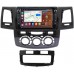 Штатная магнитола Toyota Hilux VII, Fortuner I 2005-2015 Canbox H-Line 7823-9414 на Android 10 (4G-SIM, 4/64, DSP, IPS) С крутилками