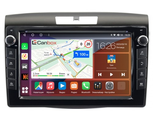 Honda CR-V 4 (2011-2018) Canbox H-Line 7823-9419 на Android 10 (4G-SIM, 4/64, DSP, IPS) С крутилками