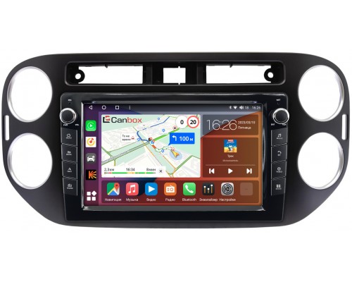 Volkswagen Tiguan 2011-2016 Canbox H-Line 7824-9-1042 на Android 10 (4G-SIM, 6/128, DSP, IPS) С крутилками