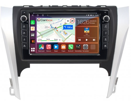 Toyota Camry XV50 (2011-2014) (9 дюймов) Canbox H-Line 7824-9-3103 на Android 10 (4G-SIM, 6/128, DSP, IPS) С крутилками