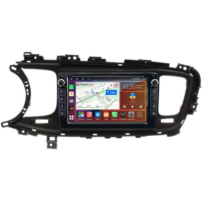 Штатная магнитола Kia Optima III 2013-2015 Canbox H-Line 7824-9-471 на Android 10 (4G-SIM, 6/128, DSP, IPS) С крутилками