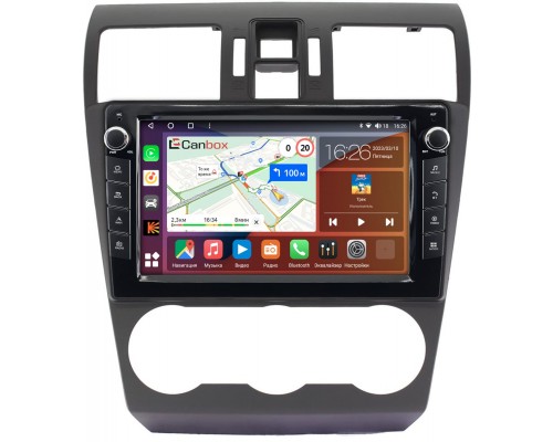 Subaru Forester 4, Impreza 4, XV (2011-2017) Canbox H-Line 7824-9132 на Android 10 (4G-SIM, 6/128, DSP, IPS) С крутилками