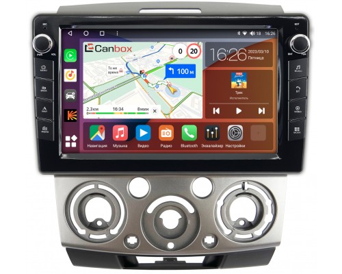 Ford Ranger II 2006-2012 Canbox H-Line 7824-9139 на Android 10 (4G-SIM, 6/128, DSP, IPS) С крутилками