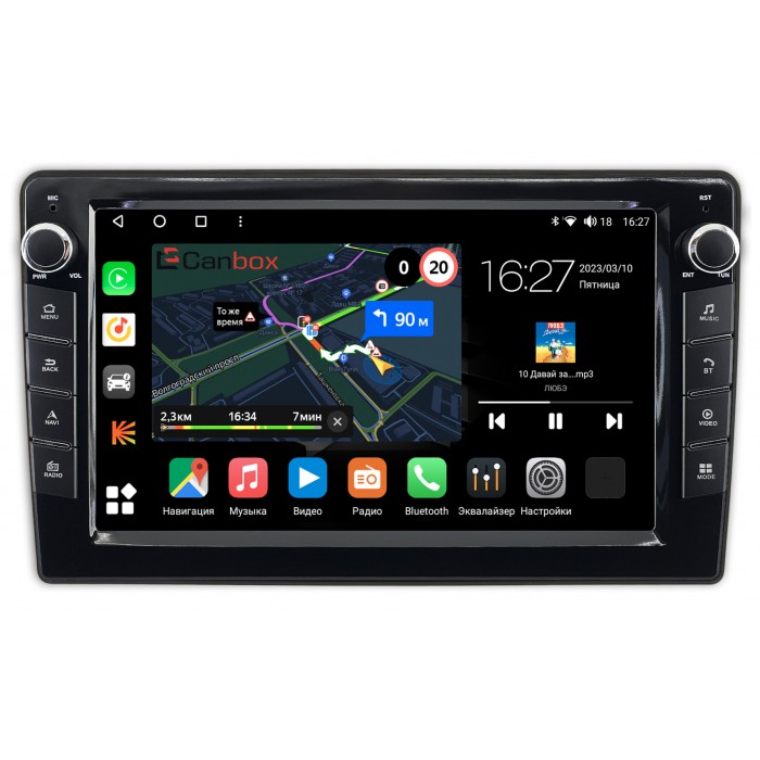 Штатная магнитола Mazda CX-9 (2006-2016) Canbox M-Line 7825-10-1119 на Android 10 (4G-SIM, 2/32, DSP, QLed) С крутилками