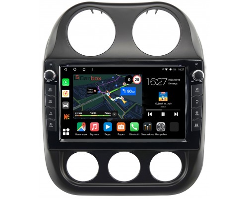 Jeep Compass, Liberty (Patriot) (2009-2016) Canbox M-Line 7825-10-810 на Android 10 (4G-SIM, 2/32, DSP, QLed) С крутилками