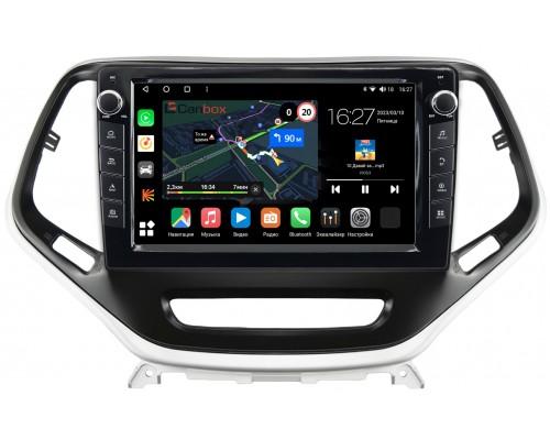 Jeep Cherokee 5 (KL) (2013-2022) Canbox M-Line 7825-10-811 на Android 10 (4G-SIM, 2/32, DSP, QLed) С крутилками