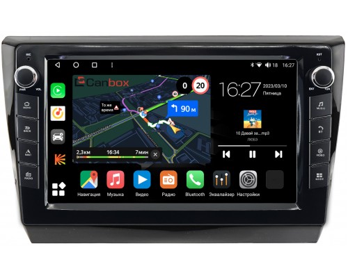 Lifan Myway 2016-2022 Canbox M-Line 7825-1039 на Android 10 (4G-SIM, 2/32, DSP, QLed) С крутилками