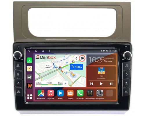 Volkswagen Touran II 2010-2015 Canbox H-Line 7826-10-1161 на Android 10 (4G-SIM, 3/32, DSP, QLed) С крутилками
