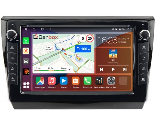 Lifan Myway 2016-2022 Canbox H-Line 7826-1039 на Android 10 (4G-SIM, 3/32, DSP, QLed) С крутилками