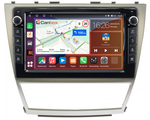 Toyota Camry XV40 (2006-2011) Canbox H-Line 7826-1063 на Android 10 (4G-SIM, 3/32, DSP, QLed) С крутилками